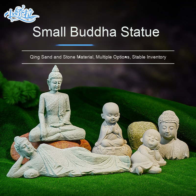 Buddha Statue Manufacturer - Small Eco-Friendly Green Resin Micro Landscape Chinese Style for Tank Rockery Landscaping