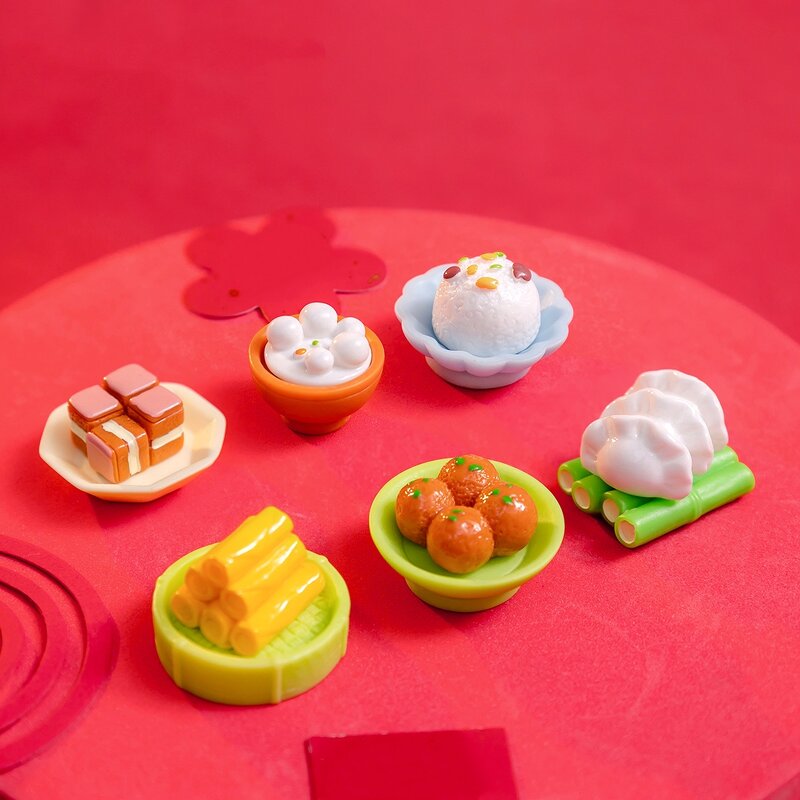 Simulation New Year's Eve Dinner Resin Crafts Manufacturer - Micro Landscape DIY Desktop Decoration Fun for Chinese Mini Ornaments