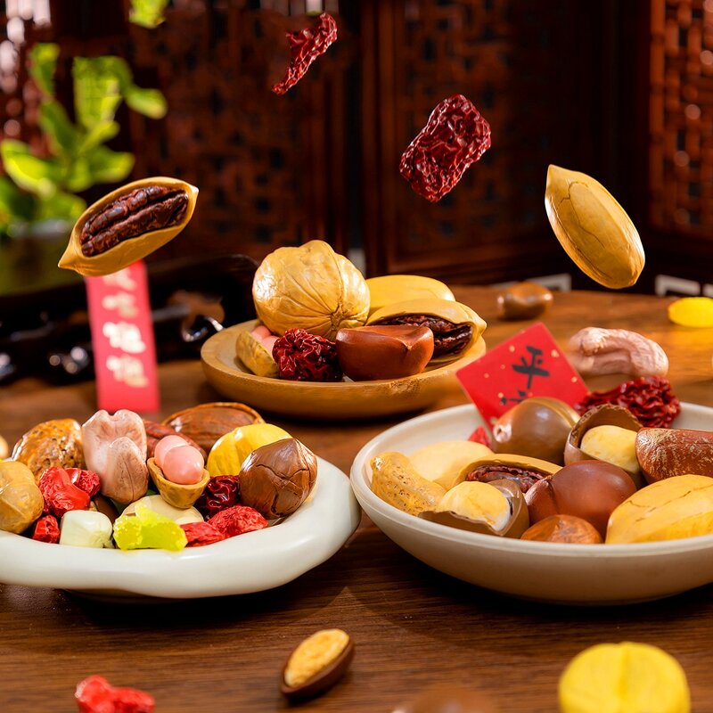 Simulation Food Nut Model Manufacturer - Small Resin Crafts Micro Landscape Fun for DIY Desktop Car Ornament & Small Decorations