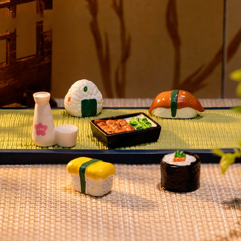 Simulation Sushi Food Resin Craft Manufacturer - Micro Landscape Creative Japanese Cuisine Small DIY Desktop Home Decoration