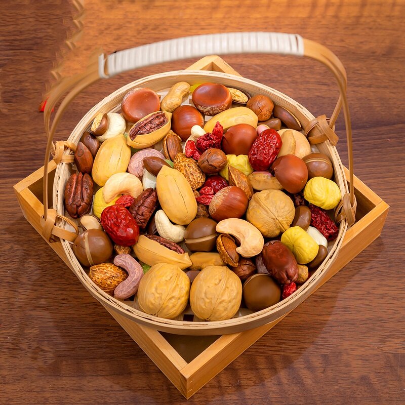 Simulation Food Nut Model Manufacturer - Small Resin Crafts Micro Landscape Fun for DIY Desktop Car Ornament & Small Decorations