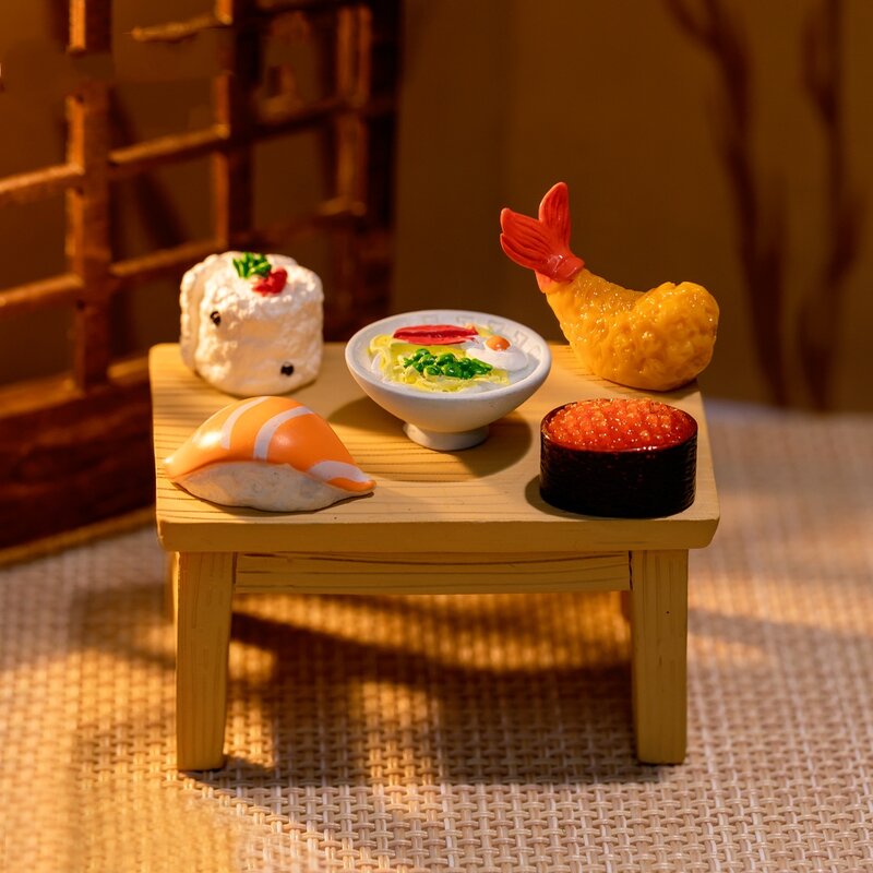 Simulation Sushi Food Resin Craft Manufacturer - Micro Landscape Creative Japanese Cuisine Small DIY Desktop Home Decoration