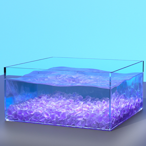 Simulated Cubes Manufacturer - DIY Crushed Ice Bottom Colorful Transparent Gemstones Crystal Stones Diamonds Landscape Fish Aquarium