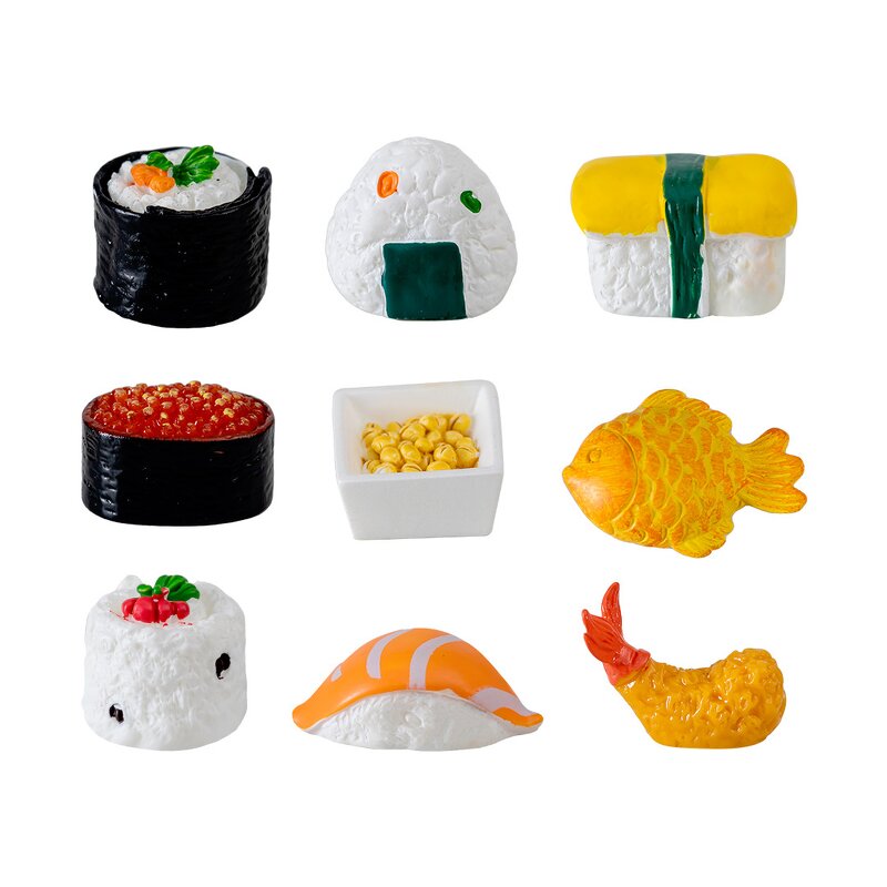 Simulation Sushi Food Resin Craft Manufacturer - Micro Landscape Creative Japanese Cuisine Small DIY Desktop Home Decoration