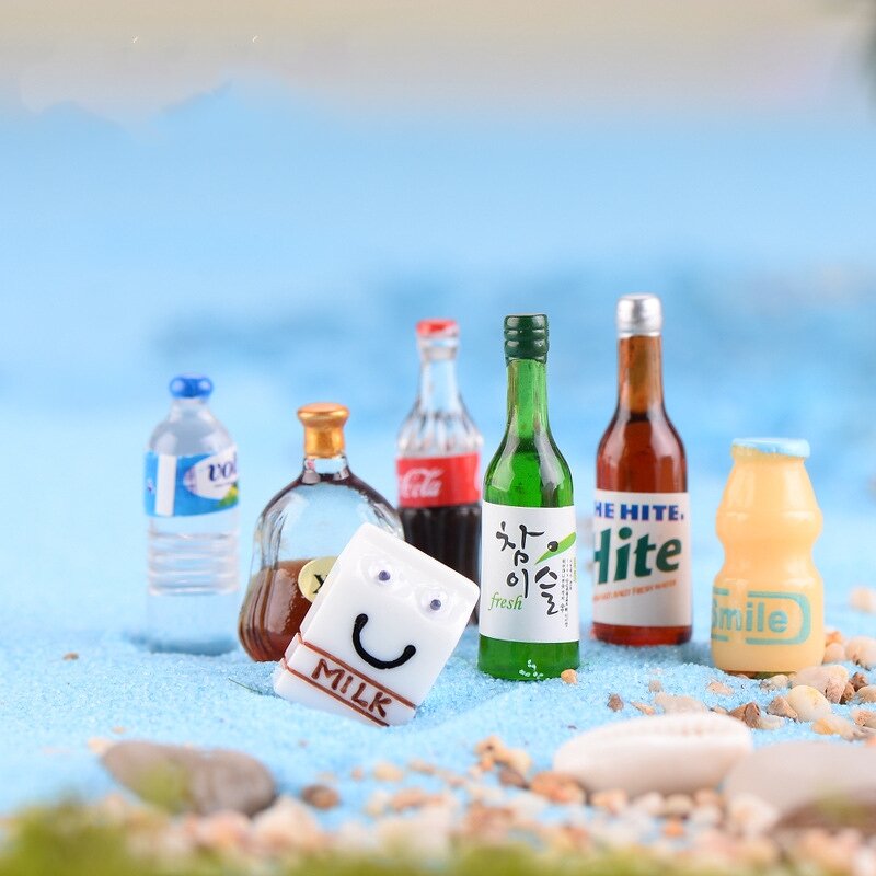 Micro Landscape Decoration Manufacturer - DIY Desktop Car Mini Resin Accessories Beer Cup Pendant Gifts Model Small Simulation