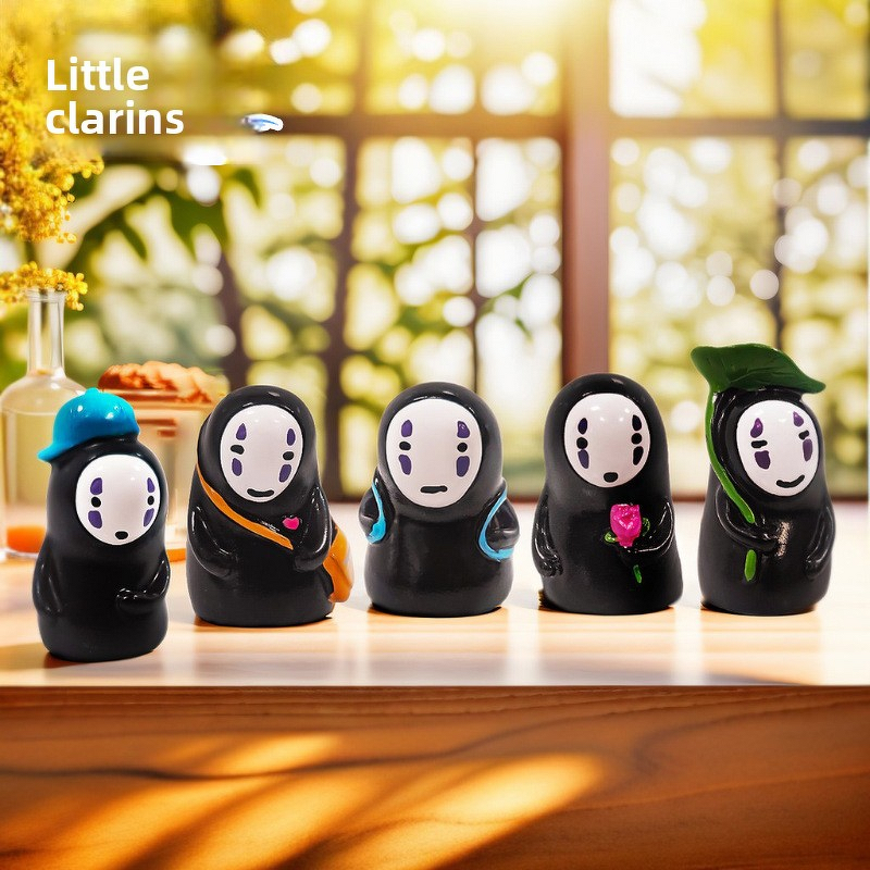 Faceless Man Resin Craft Manufacturer - Gong Junqi Ornament Eco-Friendly Japanese Style Accent for Home Car Living Room Hot-Selling