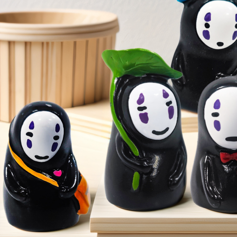 Faceless Man Resin Craft Manufacturer - Gong Junqi Ornament Eco-Friendly Japanese Style Accent for Home Car Living Room Hot-Selling