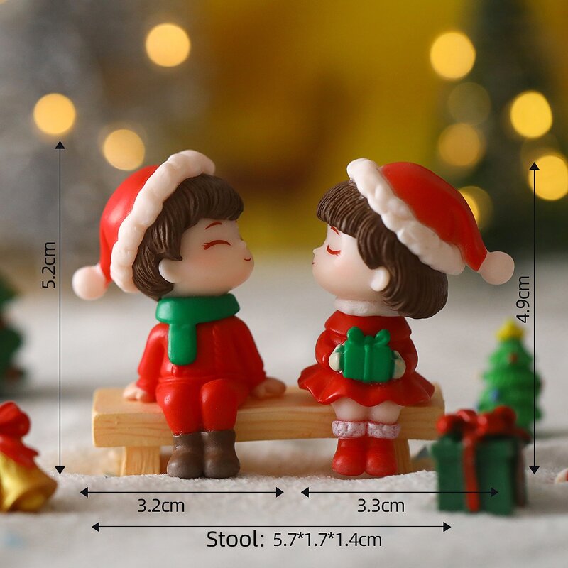 Micro Landscape Christmas Ornament Manufacturer - Cross Border PVC Small Garden Desktop Winter Snow Scene Landscaping Decoration Gifts