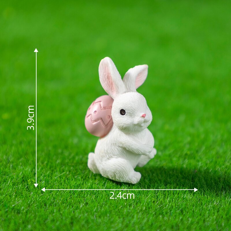 Easter Egg Bunny Model Manufacturer - Cross Border Wholesale Micro Landscape Garden Landscaping DIY Decoration Resin Small Ornament