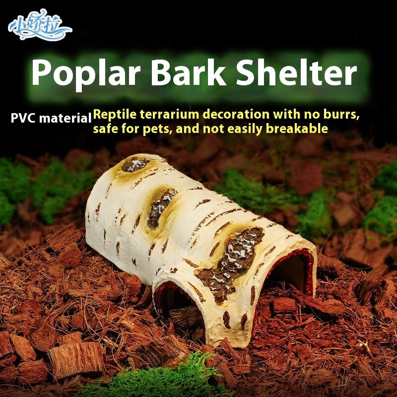 Breeding Box Manufacturer - Direct Sale From Manufacturer Birch Wood for Reptiles & Amphibians Lizard Landscaping Shelter Hole