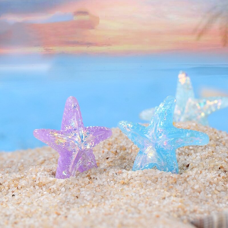 Micro Landscape Ornaments Manufacturer - Wholesale Fish Tank DIY Accessories Beach Starfish Five-Pointed Star Resin Crafts Decoration