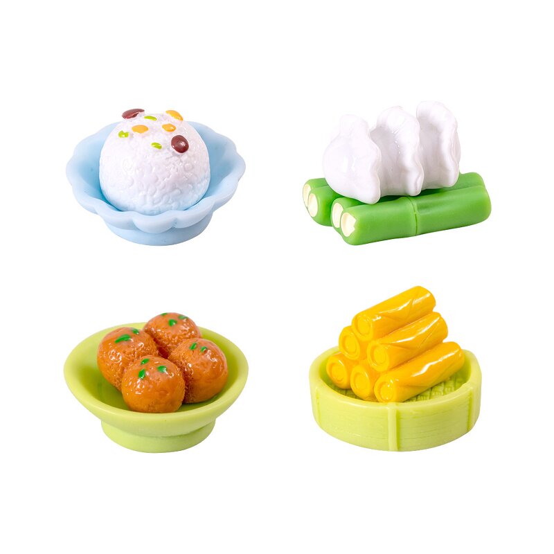 Simulation New Year's Eve Dinner Resin Crafts Manufacturer - Micro Landscape DIY Desktop Decoration Fun for Chinese Mini Ornaments