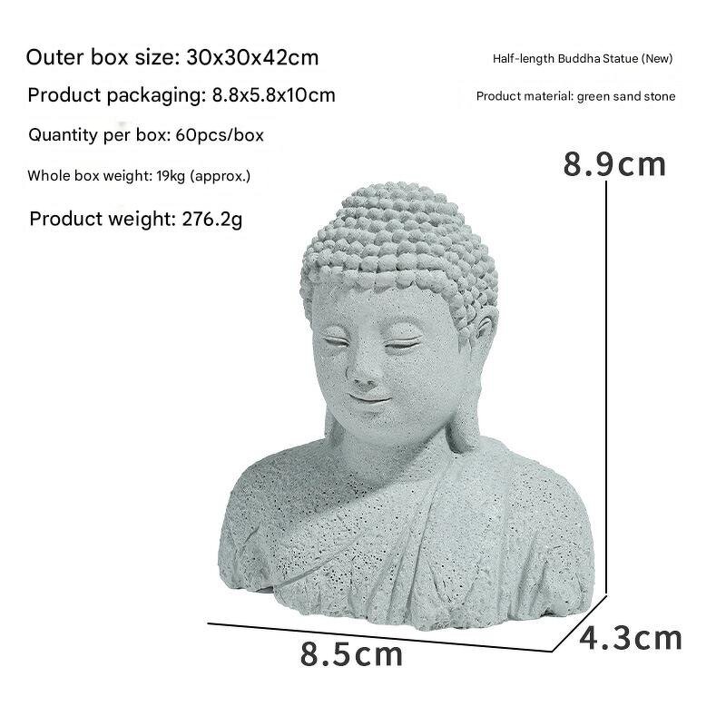 Buddha Statue Manufacturer - Small Eco-Friendly Green Resin Micro Landscape Chinese Style for Tank Rockery Landscaping