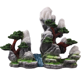 Resin Rockery Aquarium Decoration Manufacturer - Cross-border 29cm for Landscaping Resin Crafts Ancient Style Mountain Ornaments
