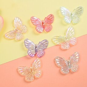 Resin Butterfly Ornaments Manufacturer - Micro Landscape Decoration Simulation Colorful Small DIY Garden Potted Landscaping Mini