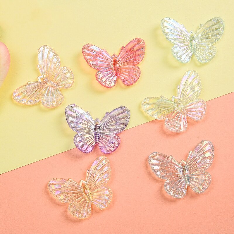 Resin Butterfly Ornaments Manufacturer - Micro Landscape Decoration Simulation Colorful Small DIY Garden Potted Landscaping Mini