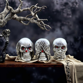 Psychological Sand Table Manufacturer - Eco-Friendly Resin Death for Skull Sand Toys for Game Box Therapy Psychological Products