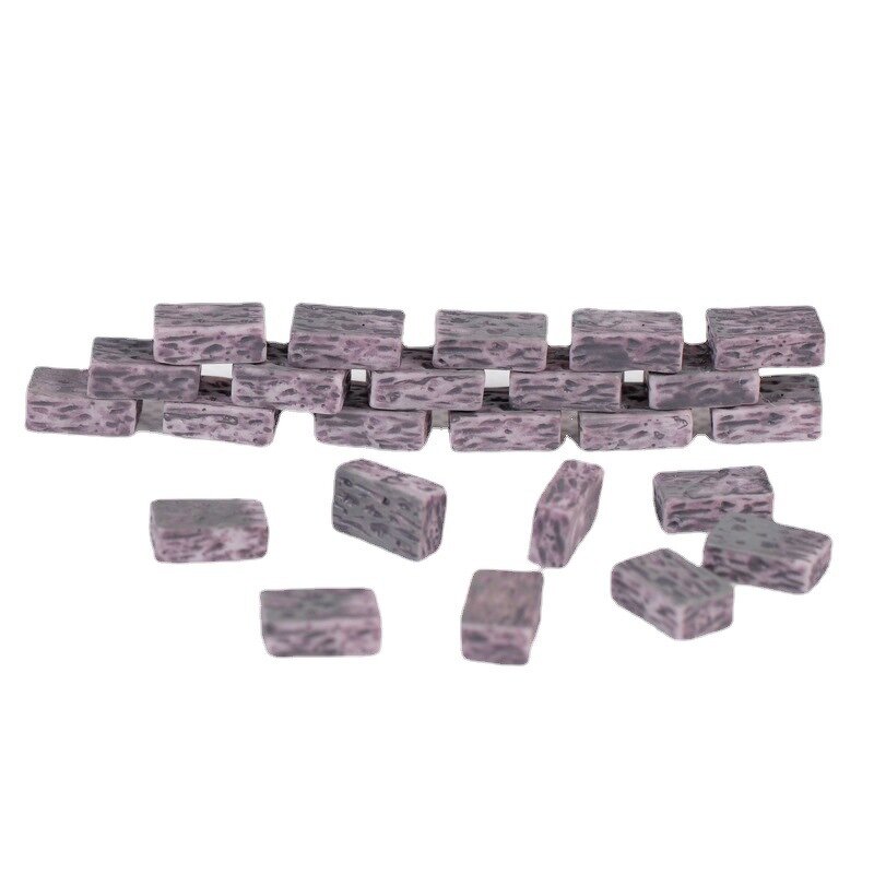 Micro Landscape Decoration Manufacturer - Eco-bottle Landscaping Mini Accessories Simulation Resin Fence Wall Small Resin Crafts