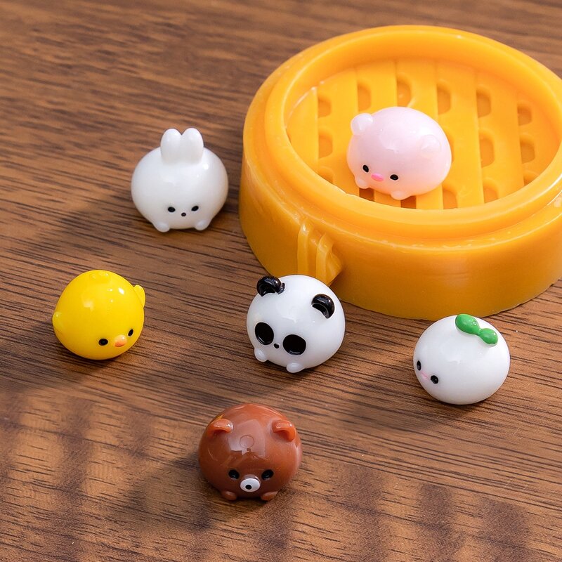 Simulation Animal Cake Resin Crafts Manufacturer - Micro Landscape Decoration Creative Steamer Cartoon Food Fun DIY Landscaping Desktop