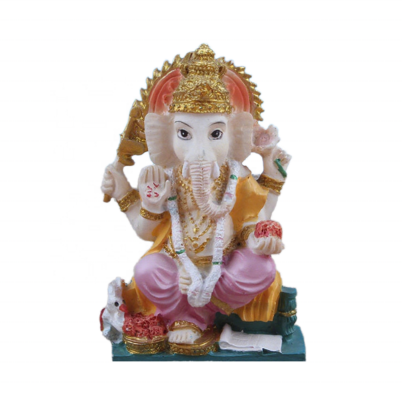Buddha Figure Manufacturer - Exquisite 8.7 cm Indian Ganesh Shiva Resin Customized for Living Room Home Bookshelf Novelty Gifts