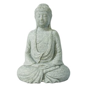 Buddha Fish Tank Decoration Manufacturer - New Arrival Eco-Friendly Sandstone Plastic Crafts Ornament Aquarium Accessories