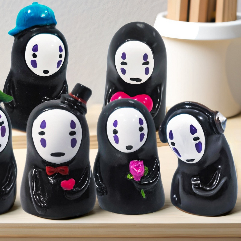 Resin Crafts Manufacturer - Gong Junqi Faceless Man 3D New Japanese Home Car Ornament Cute Eco-Friendly Living Room Decoration