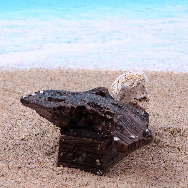 Resin Crafts Ornaments Manufacturer - Customizable Eco-Friendly Simulated Coffin Gothic Style Micro Landscape Decoration DIY