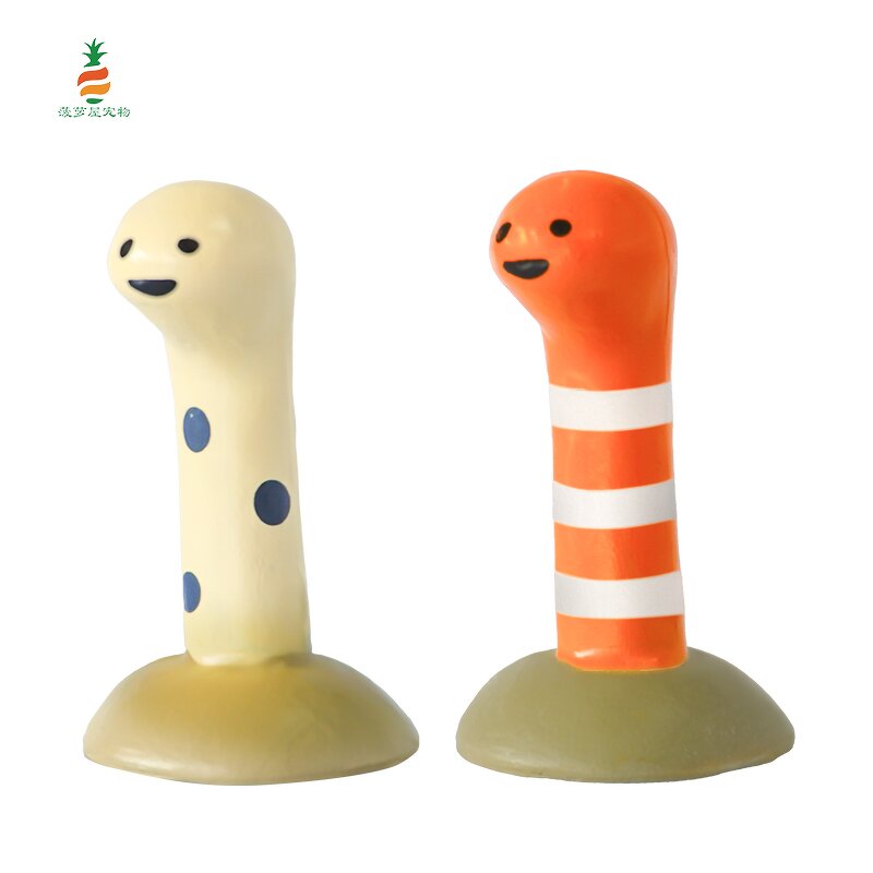 Moray Eel Aquarium Decoration Manufacturer - Wholesale Cute Blue Creative Bottom Spotted Striped Design made of Durable Plastic