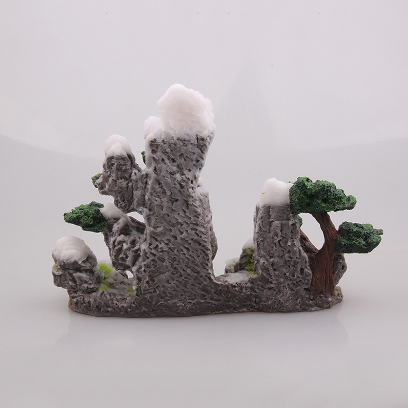 Resin Rockery Aquarium Decoration Manufacturer - Cross-border 29cm for Landscaping Resin Crafts Ancient Style Mountain Ornaments