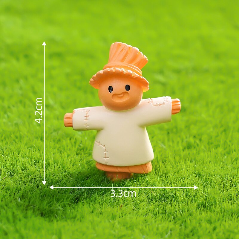 Micro Landscape Decoration Manufacturer - Wholesale Scarecrow Wheat Farm Garden Landscaping DIY Miniature Resin Small Ornaments