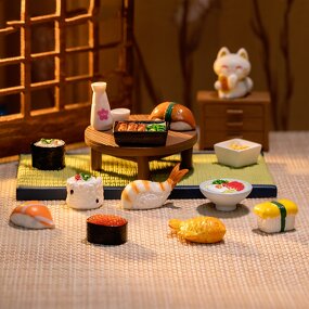 Simulation Sushi Food Resin Craft Manufacturer - Micro Landscape Creative Japanese Cuisine Small DIY Desktop Home Decoration