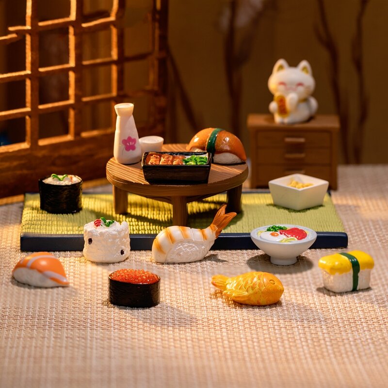 Simulation Sushi Food Resin Craft Manufacturer - Micro Landscape Creative Japanese Cuisine Small DIY Desktop Home Decoration