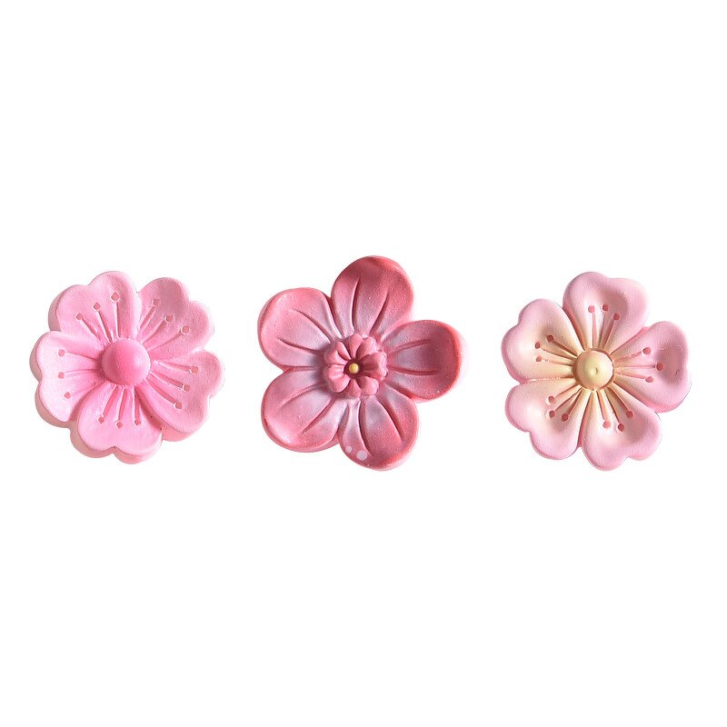 Resin Crafts Manufacturer - Cartoon Cherry Blossom Macaron Series DIY for Cake Decoration Garden Home Car Desktop or Small