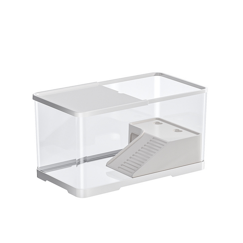 Brazilian Turtles Aquarium Manufacturer - New Model Small Medium Home Fish Tank with Ecological Landscaping for Living Room or Balcony