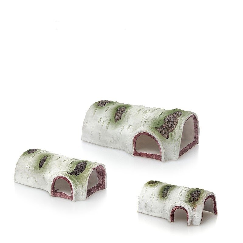 Reptiles Rock Manufacturer - Customizable Fish Tank Landscape Resin Simulate Bark Holes (S) for Aquariums for Sunbathing Turtles