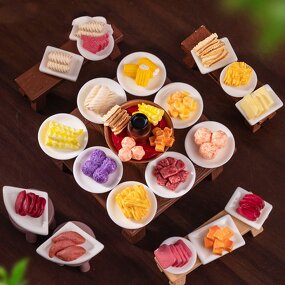 Simulation Hot Pot Resin Crafts Manufacturer - Micro Landscape Creative Copper Food DIY Desktop Landscaping Decoration Miniature Model