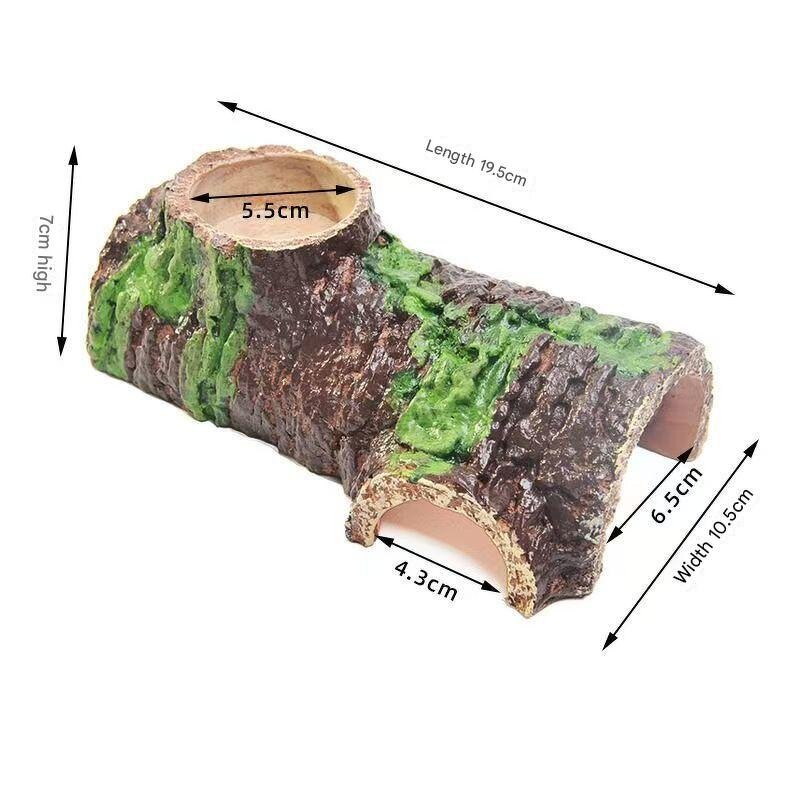 Resin Crafts Manufacturer - Customizable for Landscaping Simulated Bark Climbing Platforms for Pets Reptiles Food Basins Aquariums