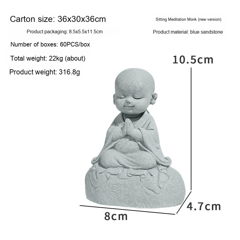 Buddha Statue Manufacturer - Small Eco-Friendly Green Resin Micro Landscape Chinese Style for Tank Rockery Landscaping