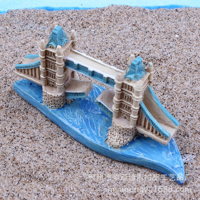 Miniature London Bridge Manufacturer - Factory Direct Supply Psychological Sandplay Building Model with Sand Tools for Decorations