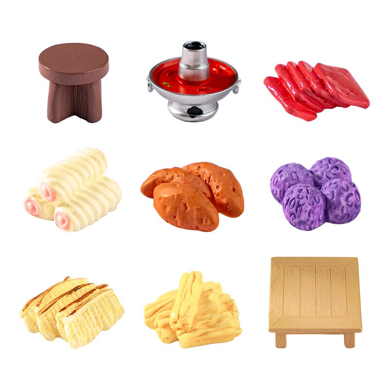 Simulation Hot Pot Resin Crafts Manufacturer - Micro Landscape Creative Copper Food DIY Desktop Landscaping Decoration Miniature Model