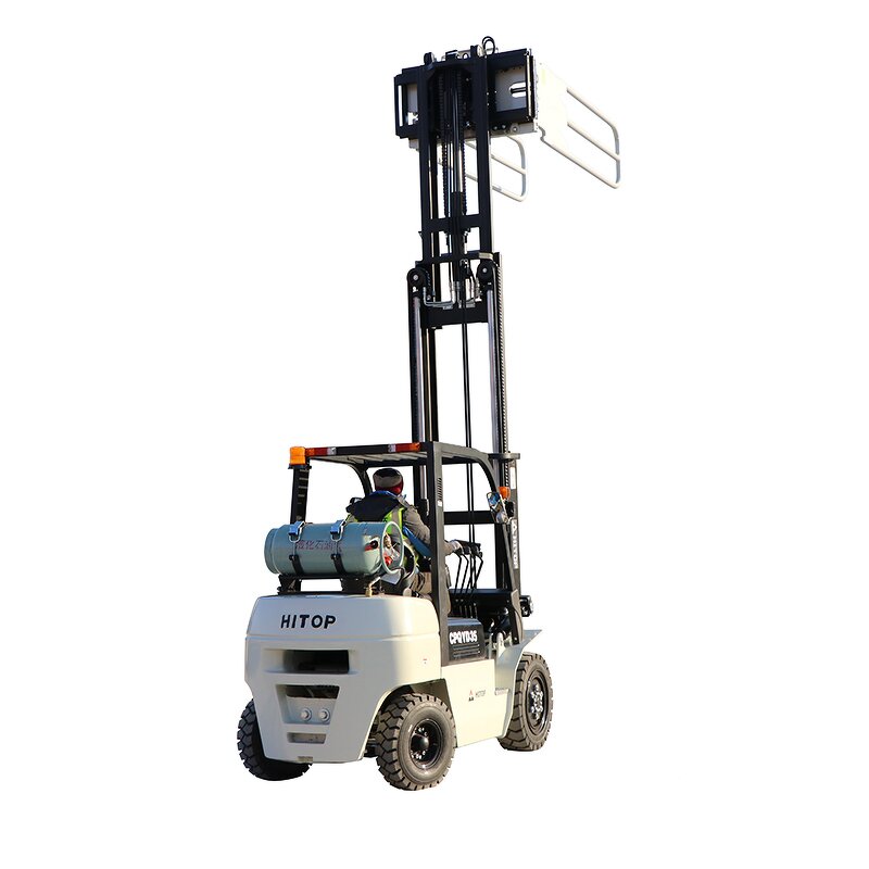LPG Gasoline Forklifts Manufacturer - Newly Designed Dual Fuel 3m Standard Lift 2.5 Ton 3 Ton 3.5 Ton Small