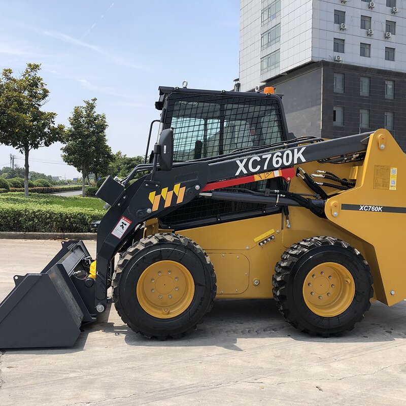 Skid Steer Loader Manufacturer - Skid-steer XC740K Minicargador 1ton Mini Backhoe