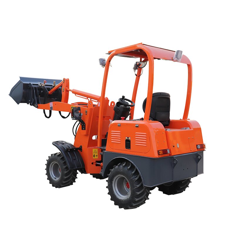 Mini Wheel Backhoe Loader Manufacturer - China Factory 800kg 1 Ton 2 Ton 4wd Hoflader Radlader