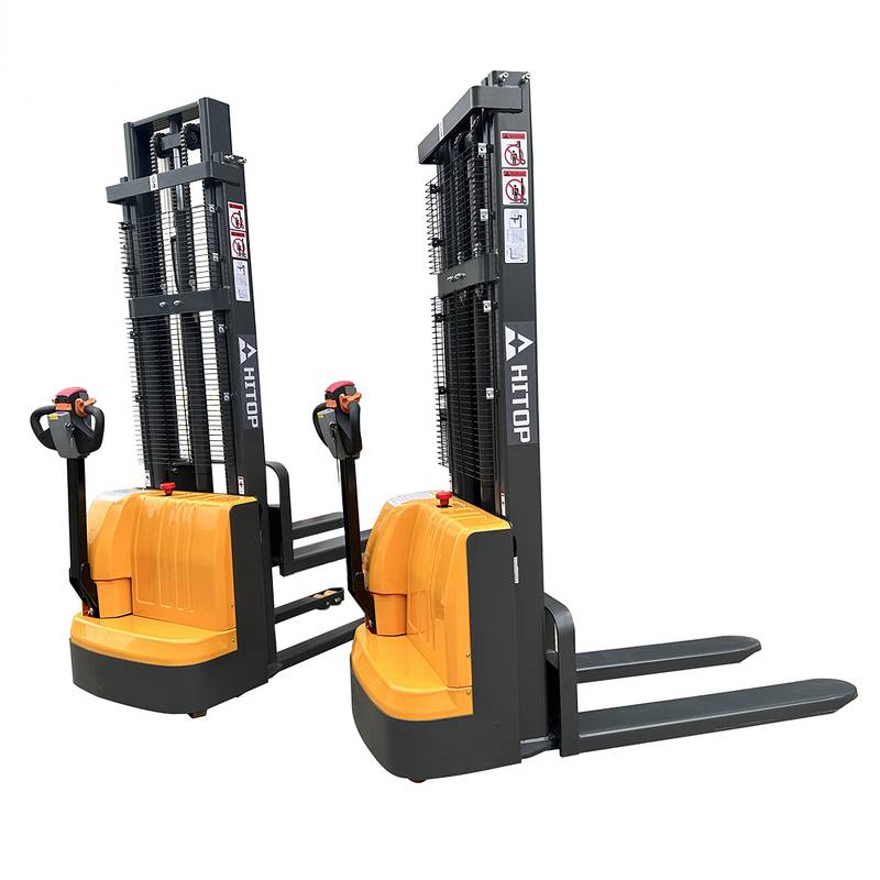 Pallet Stacker Manufacturer - Semi-electric Straddle 1.5 Ton Factory Direct Manual Hand