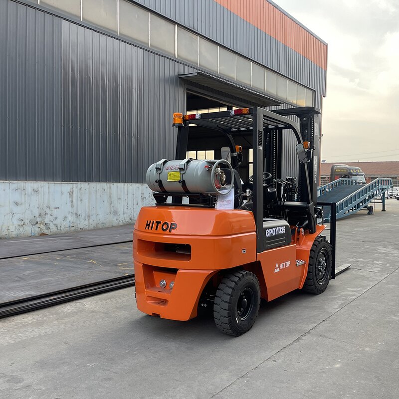 LPG Forklift Manufacturer - Euro 5 2.5 Ton 3 Ton 4 Ton Dual Fuel Gasoline Gas 3.5 Ton Propane with 4.8m Lifting