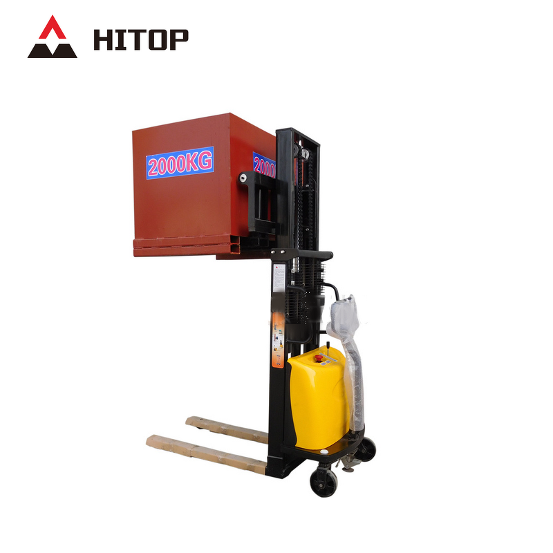 Semi Electric Pallet Stacker Manufacturer - Hot Sale 4 Meters Lifting 1Ton 1.5 Ton 2 Ton