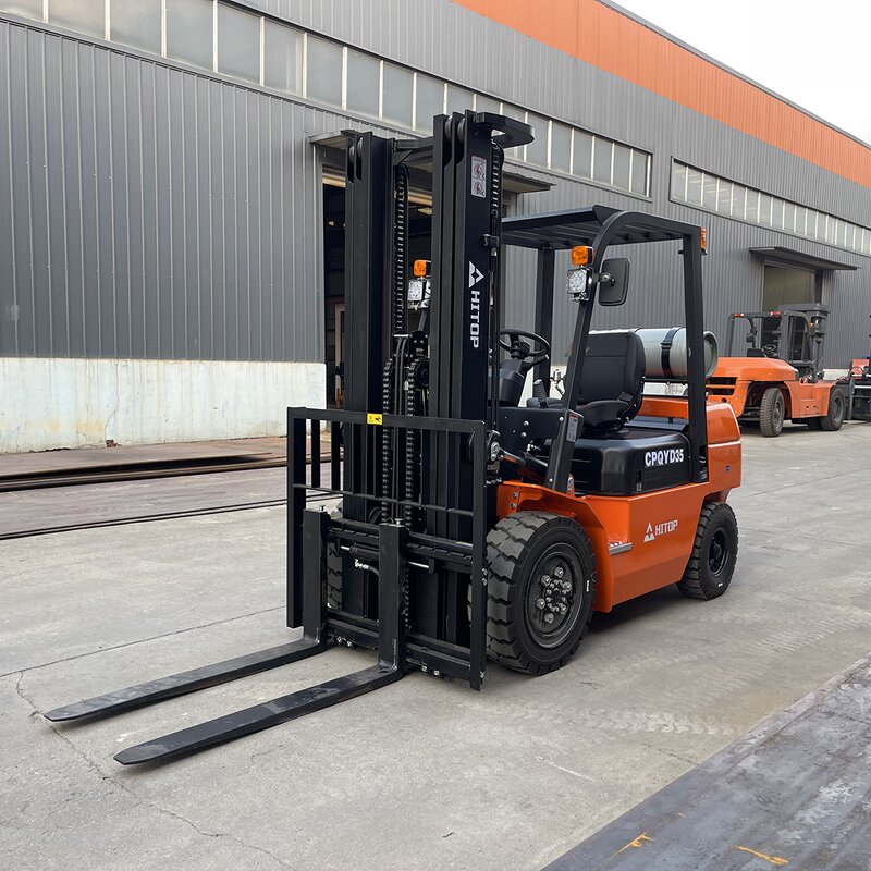 LPG Forklift Manufacturer - Euro 5 2.5 Ton 3 Ton 4 Ton Dual Fuel Gasoline Gas 3.5 Ton Propane with 4.8m Lifting