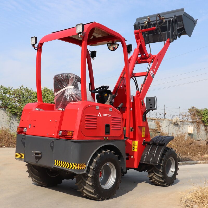 Electric Wheel Loader Manufacturer - New Arrival Telescopic Skid Steer 600Kg 800Kg 1000Kg Mini Frontend Radlader Elektro for Sale