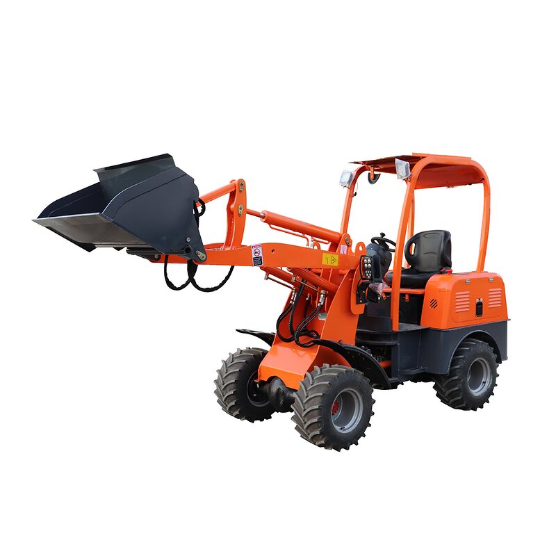 Mini Wheel Backhoe Loader Manufacturer - China Factory 800kg 1 Ton 2 Ton 4wd Hoflader Radlader