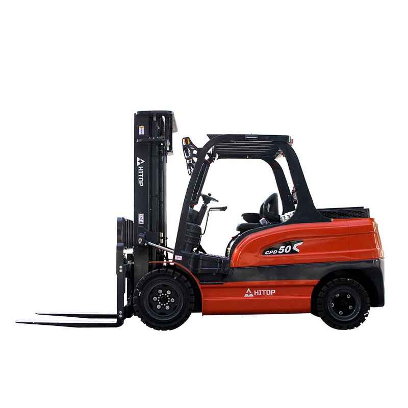 Electric Forklift Manufacturer - Hitop Hot Chinese Battery Powered 5000kg 4.5 Ton 5 Ton New for Sale